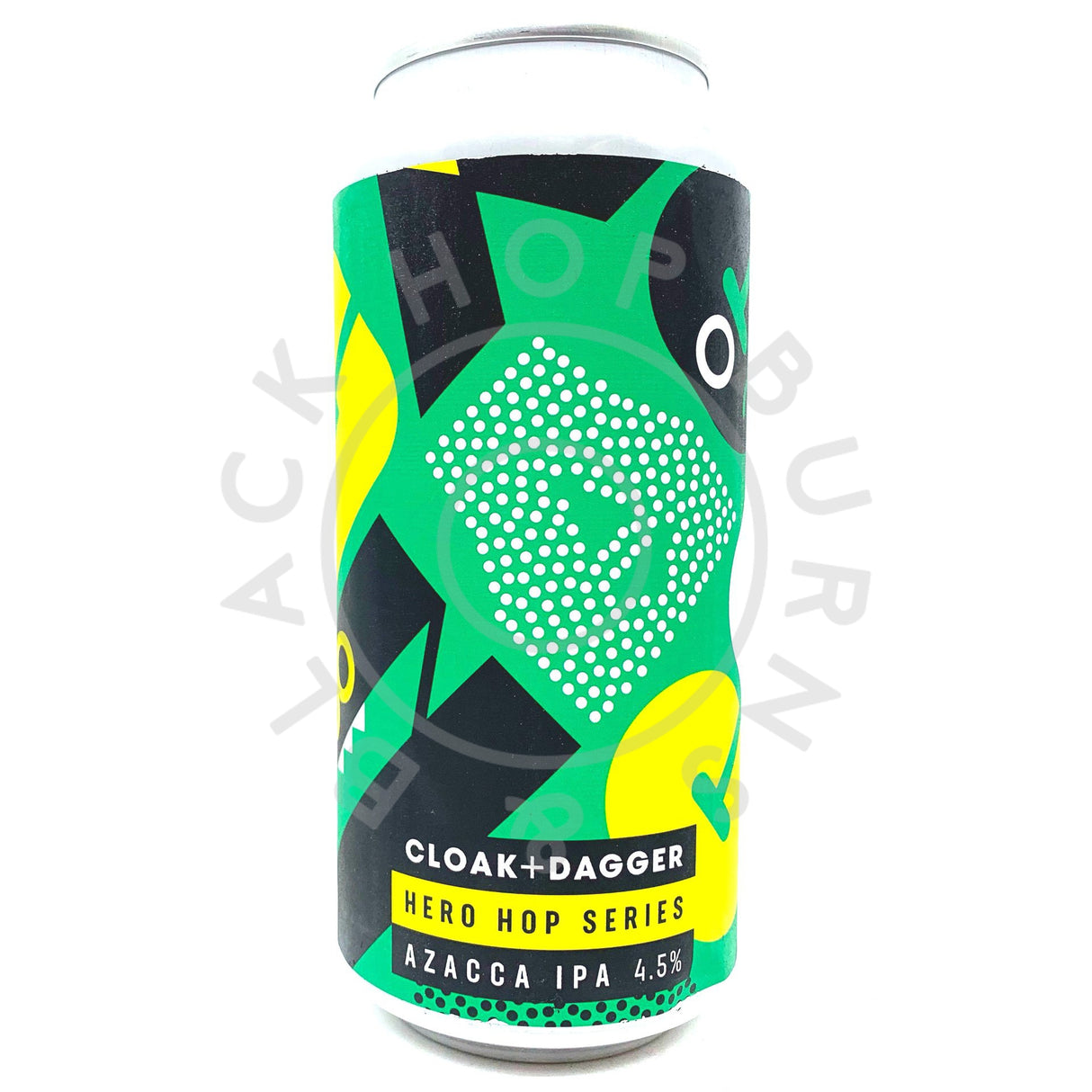 Cloak & Dagger Hero Hop Series Azacca IPA 4.5% (440ml can)-Hop Burns & Black