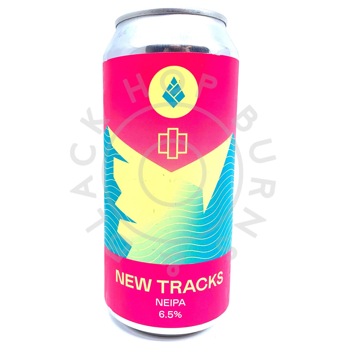 Brick Brewery x Drop Project New Tracks New England IPA 6.5% (440ml can)-Hop Burns & Black
