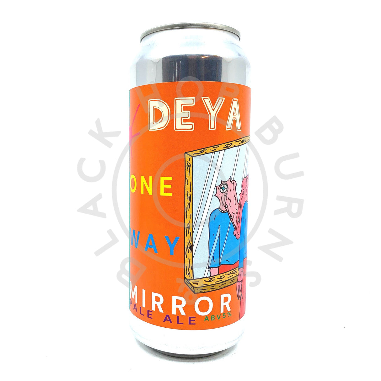 DEYA One Way Mirror Pale Ale 5% (500ml can)-Hop Burns & Black