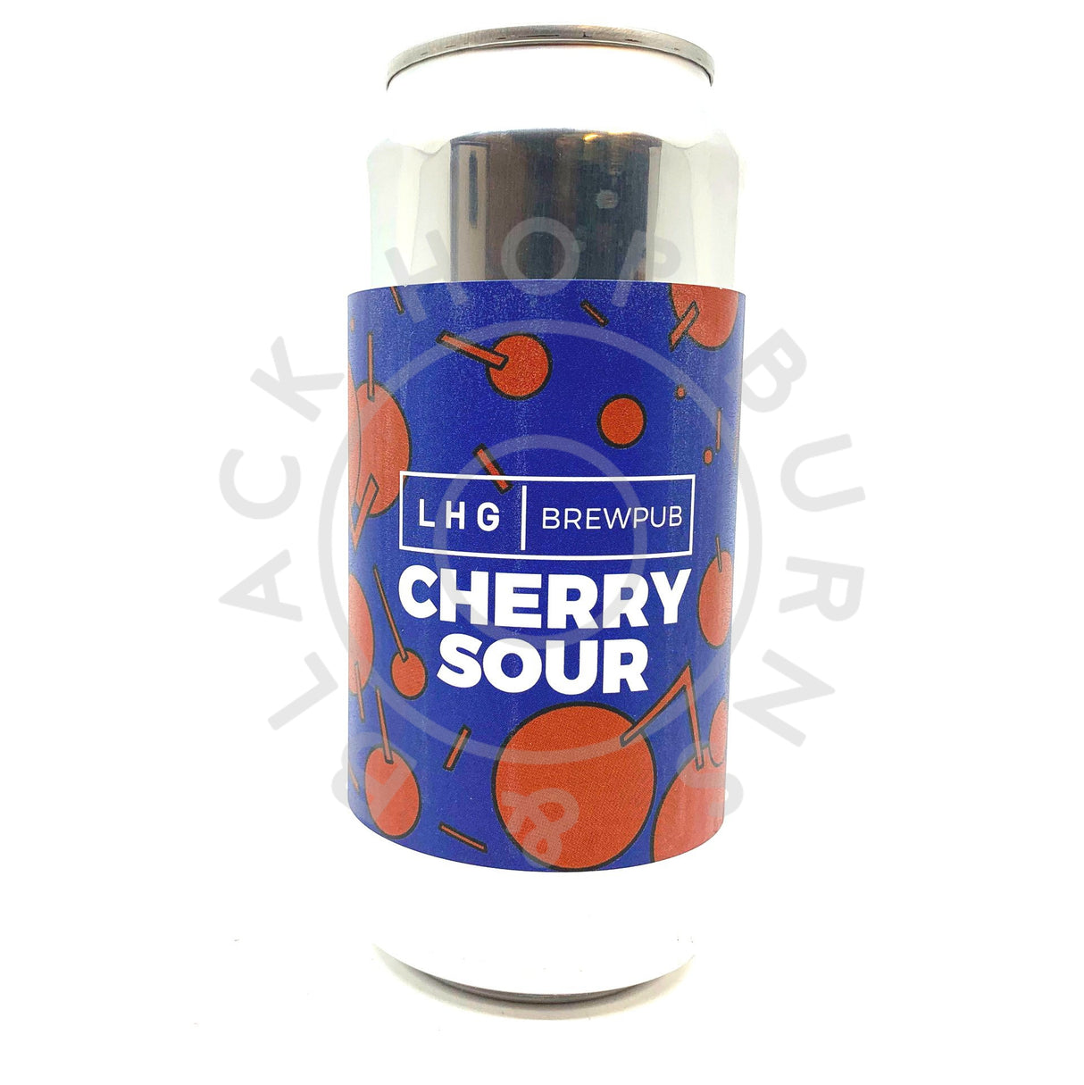 Left Handed Giant Brewpub Cherry Sour 4% (440ml can)-Hop Burns & Black