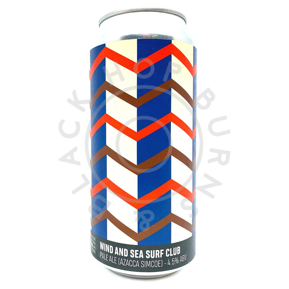 Howling Hops Wind Surf and Sea Club Pale Ale 4.5% (440ml can)-Hop Burns & Black