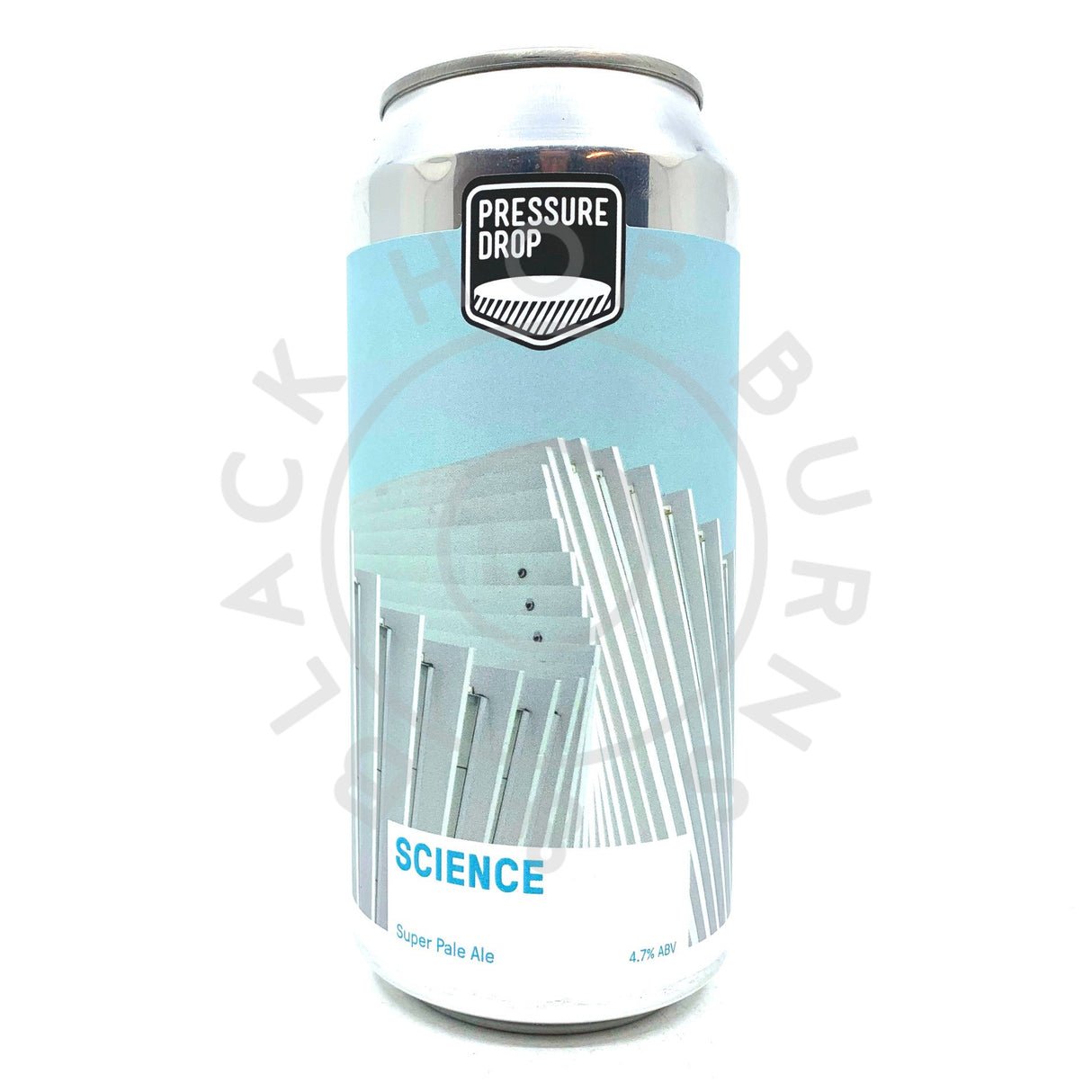 Pressure Drop Science Motueka Super Pale Ale 4.7% (440ml can)-Hop Burns & Black