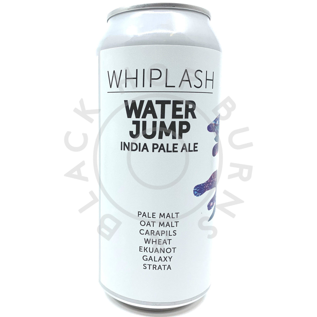 Whiplash Water Jump IPA 6.8% (440ml can)-Hop Burns & Black