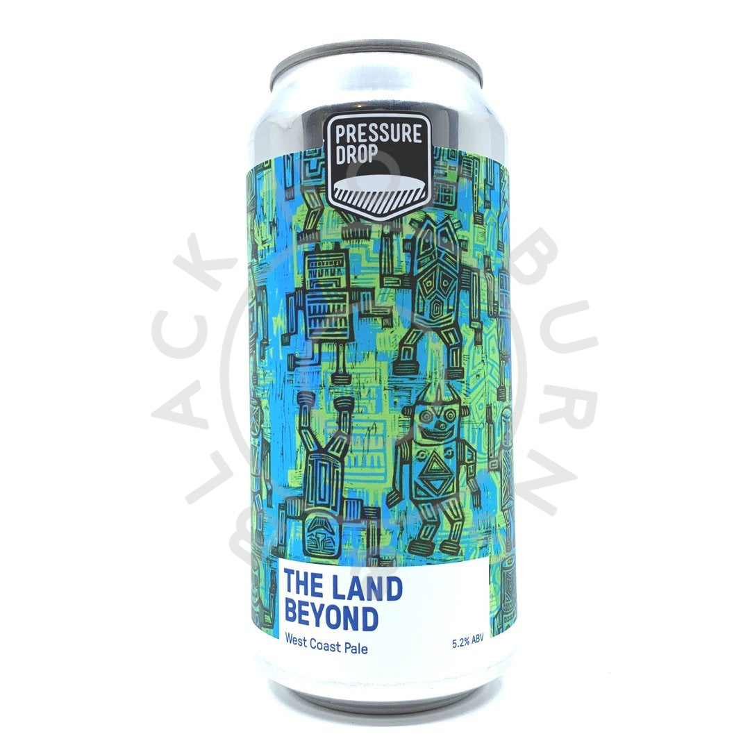 Pressure Drop The Land Beyond West Coast Pale 5.2% (440ml can)-Hop Burns & Black