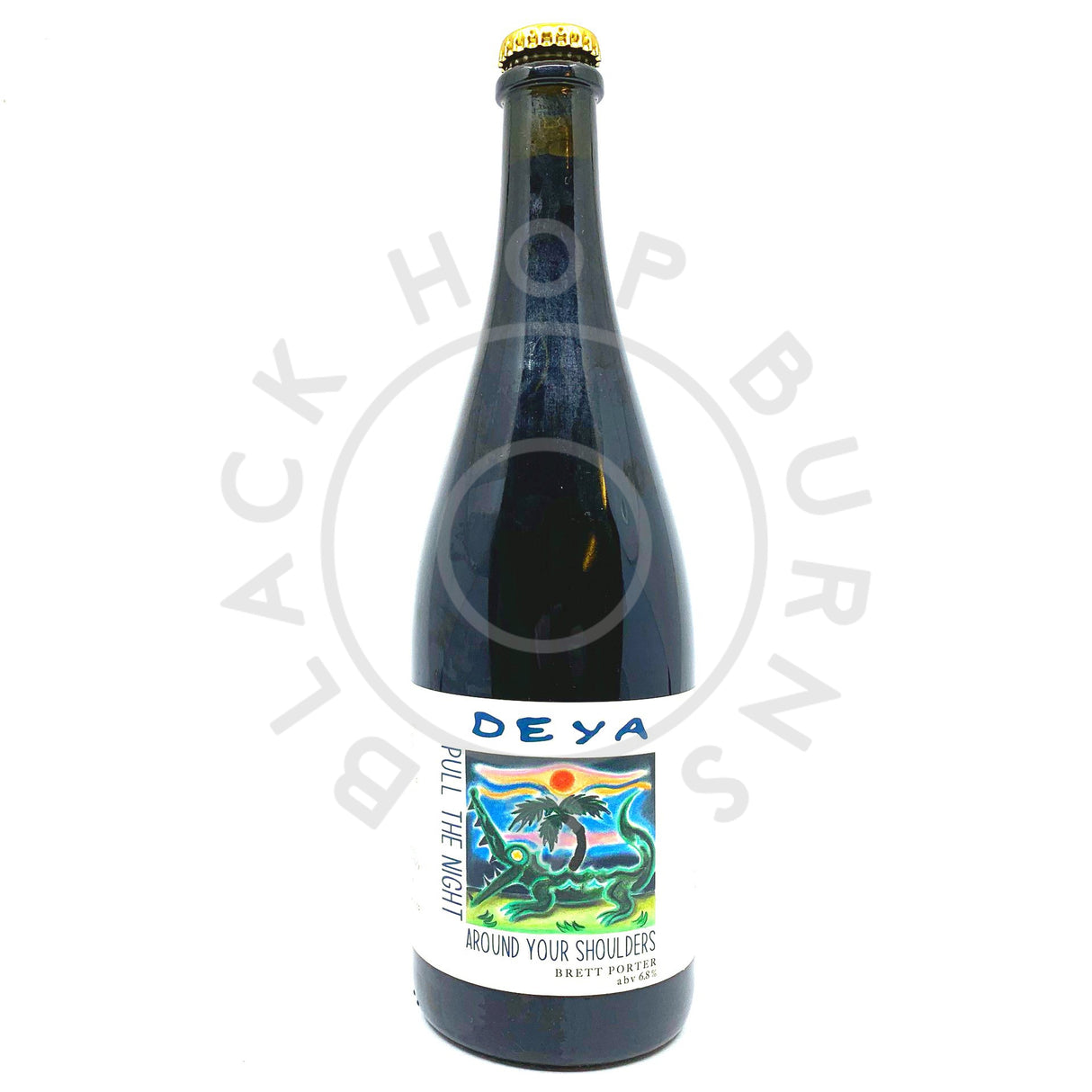 DEYA Pull The Night Around Your Shoulders Brett Porter 6.8% (750ml)-Hop Burns & Black