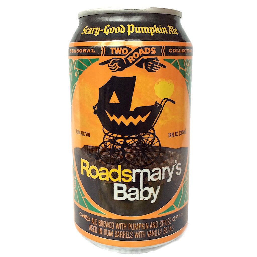Two Roads Roadsmary's Baby Pumpkin Ale 6.8% (355ml can)-Hop Burns & Black