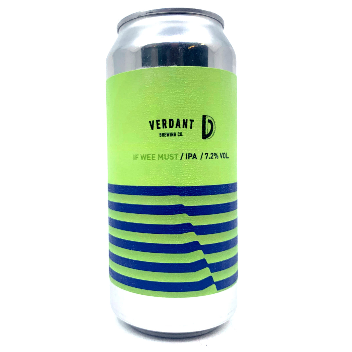 Verdant x Duration If Wee Must IPA 7.2% (440ml can)-Hop Burns & Black