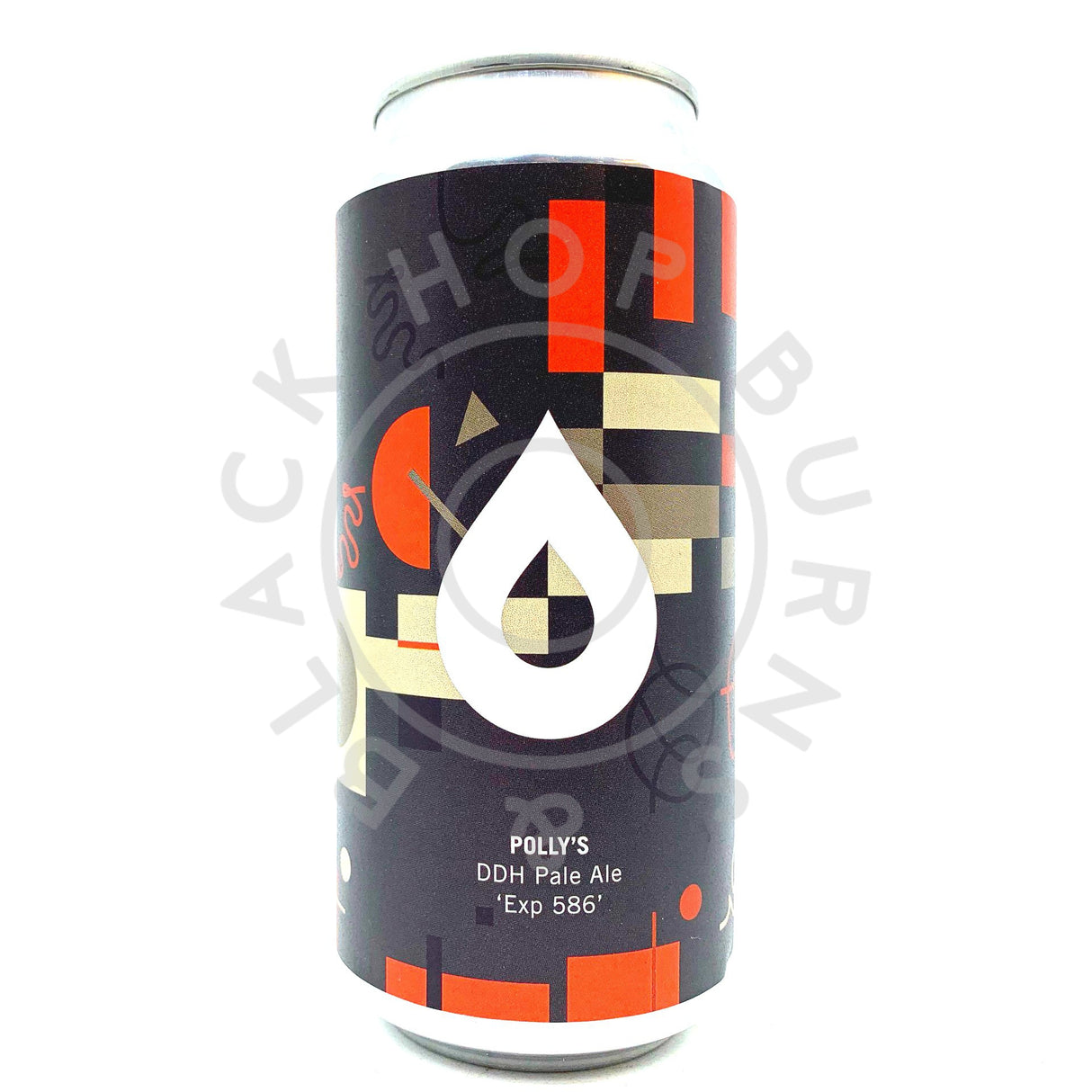 Polly's Brew Co Exp 586 DDH Pale Ale 5.5% (440ml can)-Hop Burns & Black