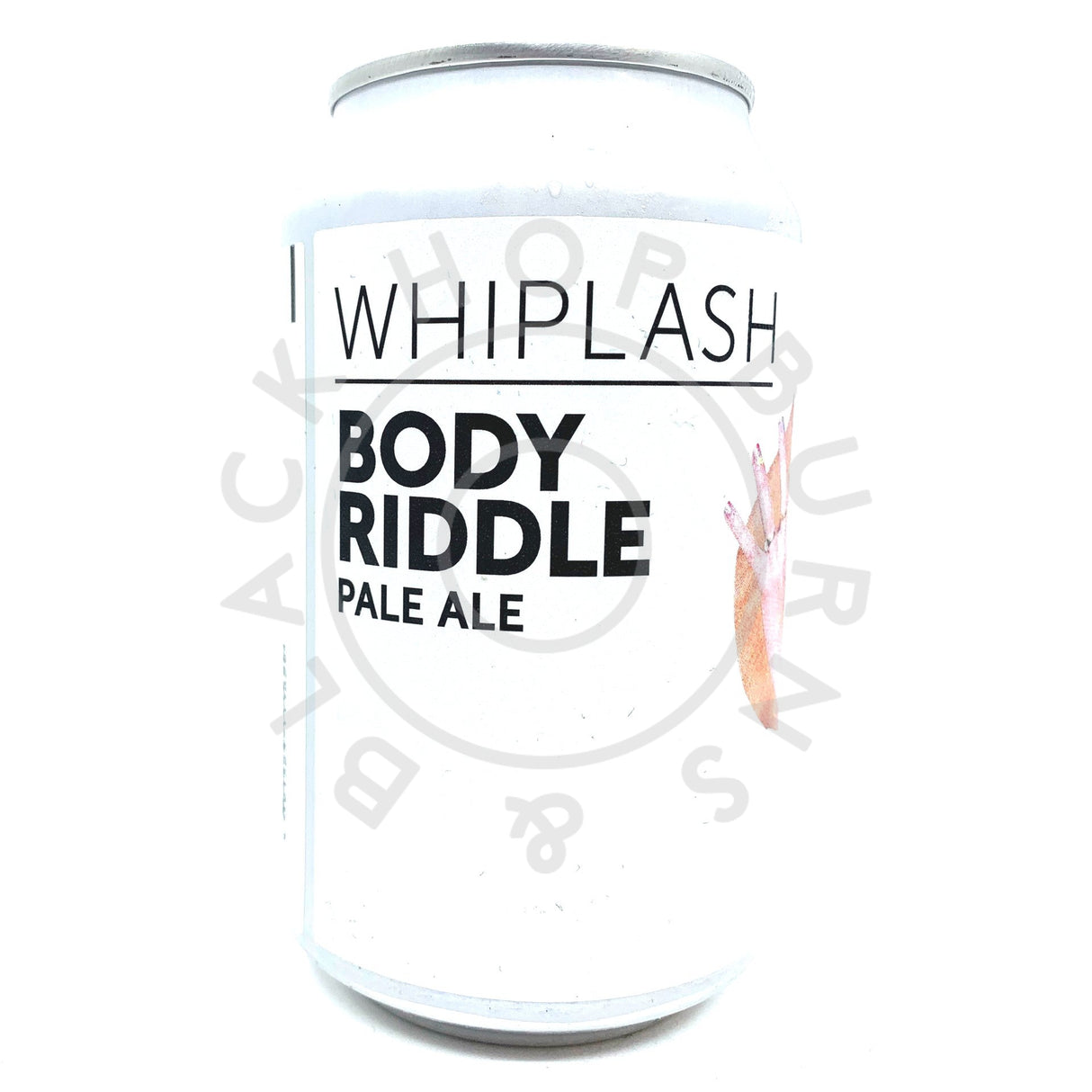 Whiplash Body Riddle Pale Ale 4.5% (330ml can)-Hop Burns & Black