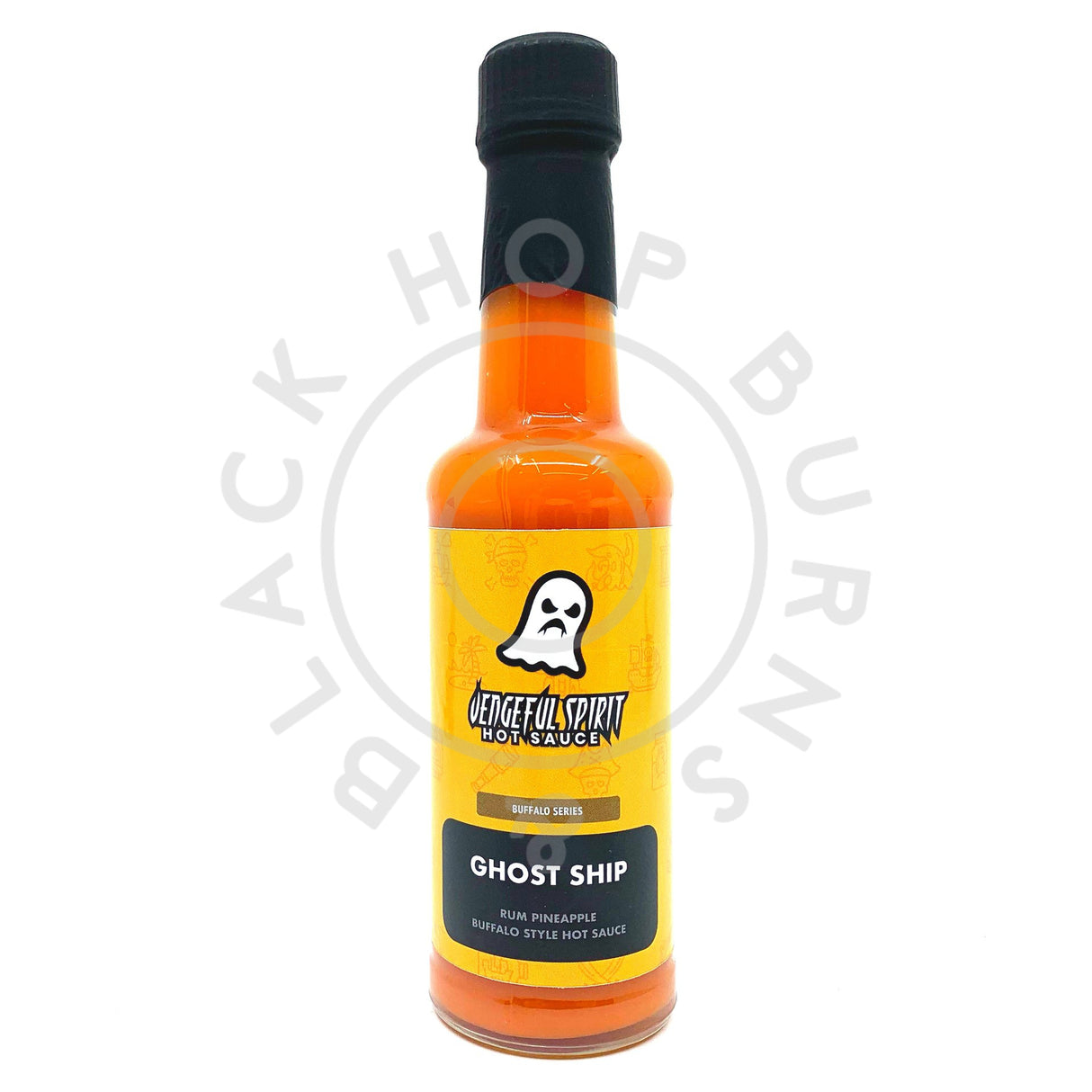Vengeful Spirit Ghost Ship Buffalo-style Hot Sauce (148ml)-Hop Burns & Black