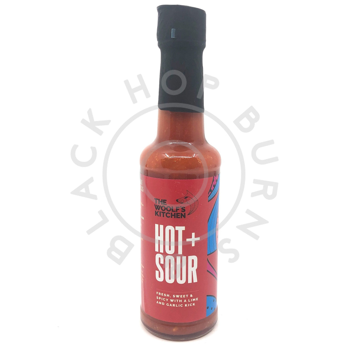 Woolf's Kitchen Hot & Sour Sauce (150ml)-Hop Burns & Black
