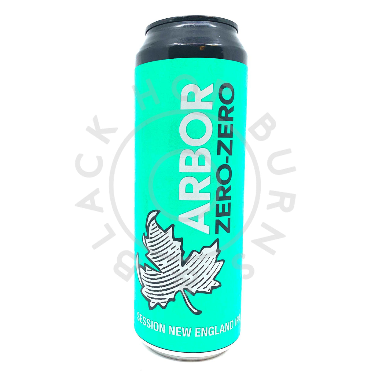 Arbor Zero-Zero Session New England IPA 4.3% (568ml can)-Hop Burns & Black