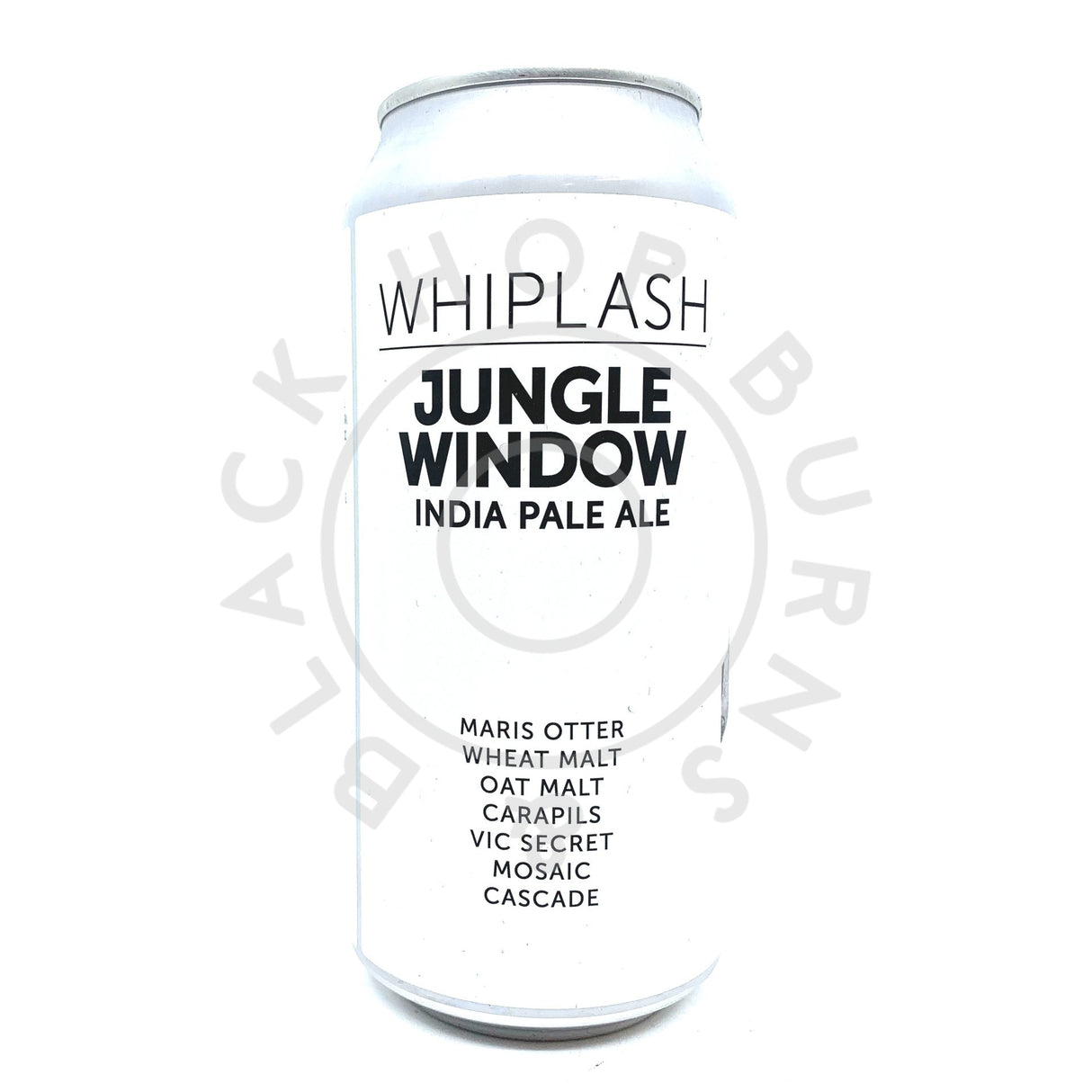 Whiplash Jungle Window IPA 7% (440ml can)-Hop Burns & Black