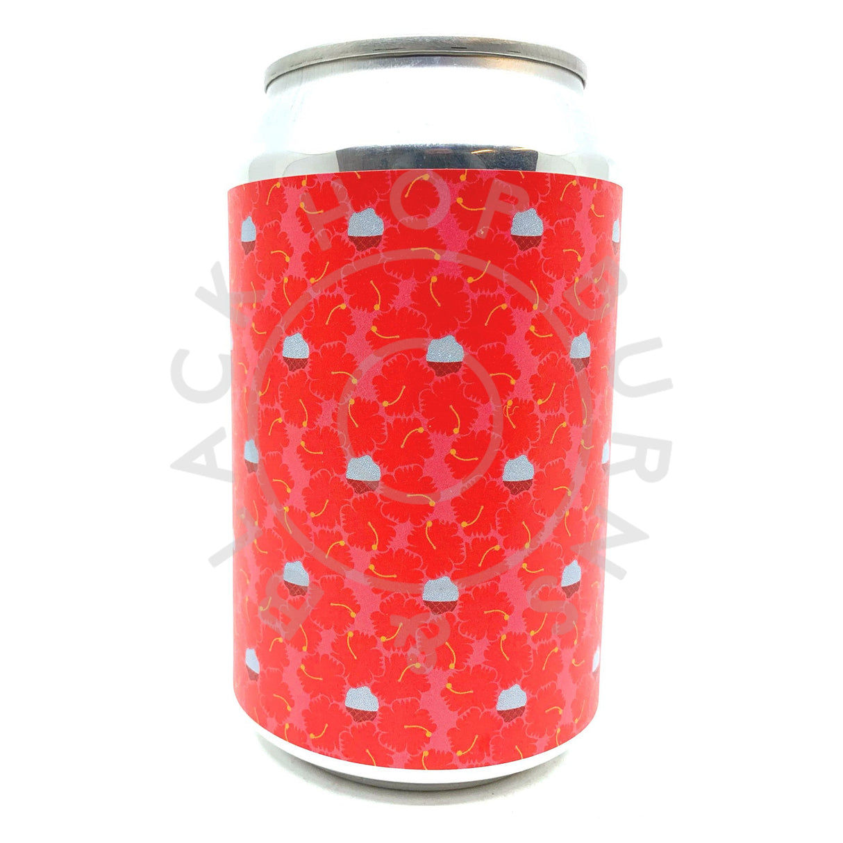 Brick Brewery Hibiscus Tea & Lychee Sour 4% (330ml can)-Hop Burns & Black