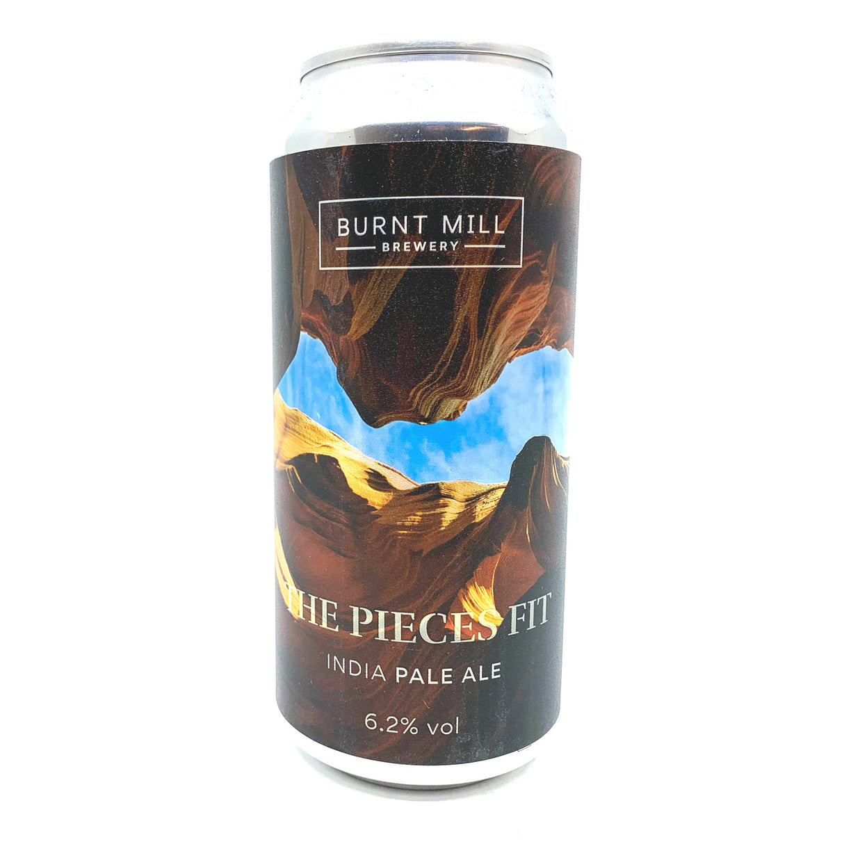 Burnt Mill The Pieces Fit IPA 6.2% (440ml can)-Hop Burns & Black