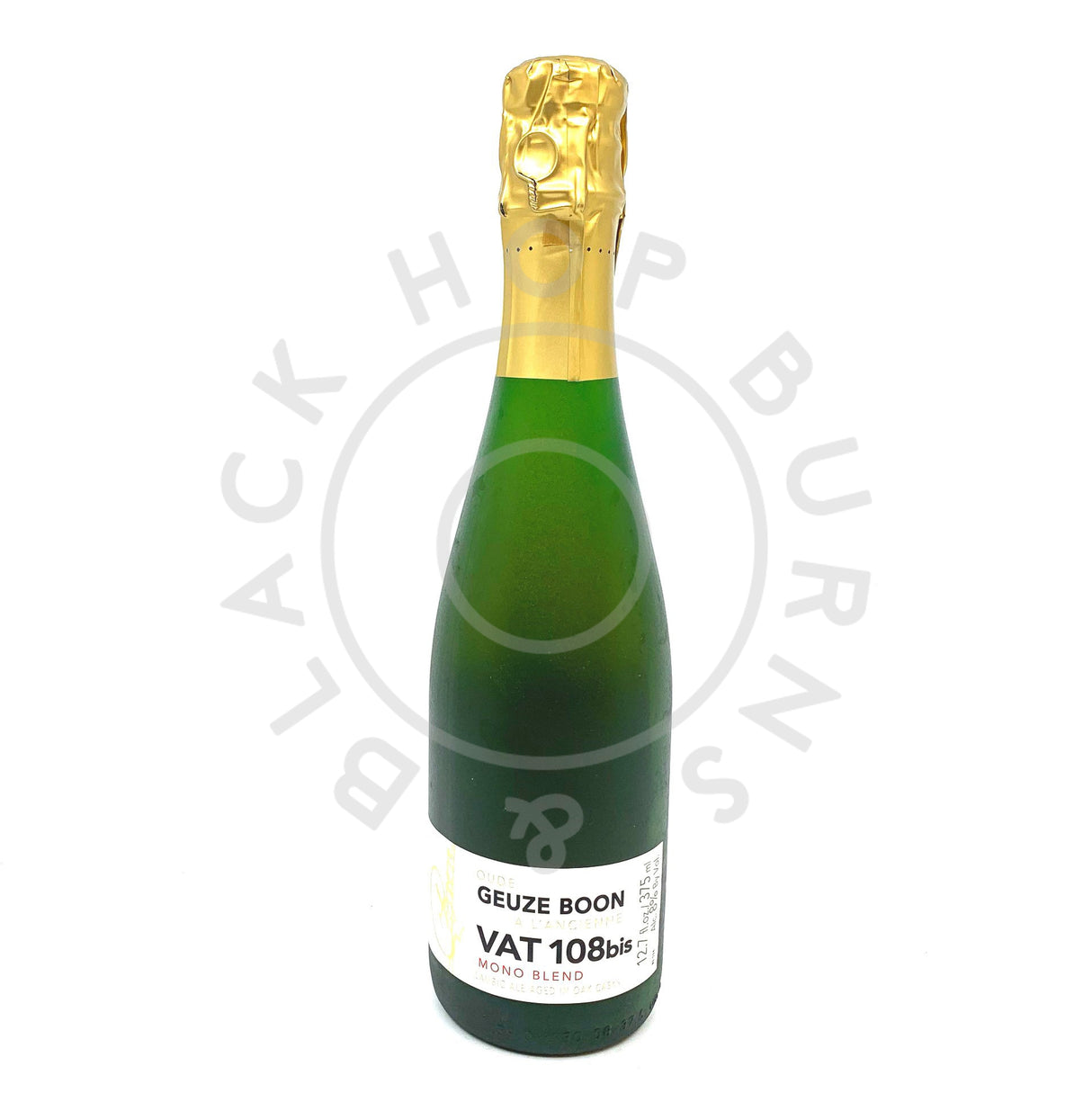 Boon Oude Gueuze Vat 108 bis Mono Blend 8% (375ml)-Hop Burns & Black