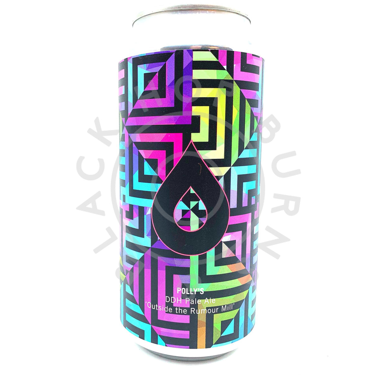 Polly's Brew Co Outside the Rumour Mill DDH Pale Ale 5.5% (440ml can)-Hop Burns & Black