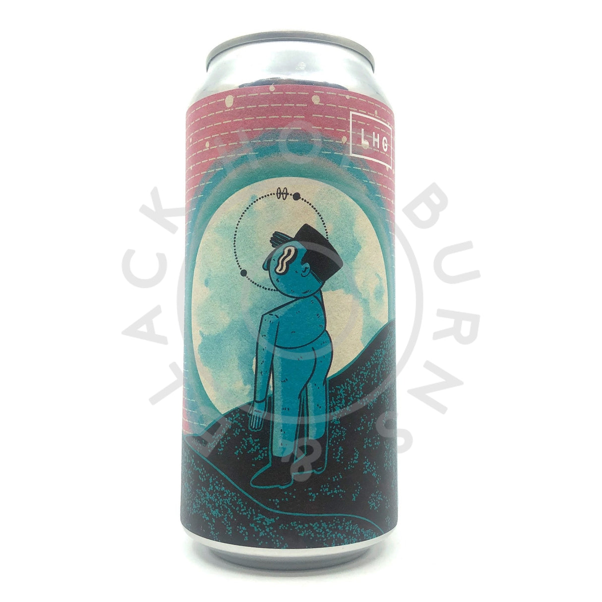 Left Handed Giant Fear of Fog West Coast IPA 7.2% (440ml can)-Hop Burns & Black