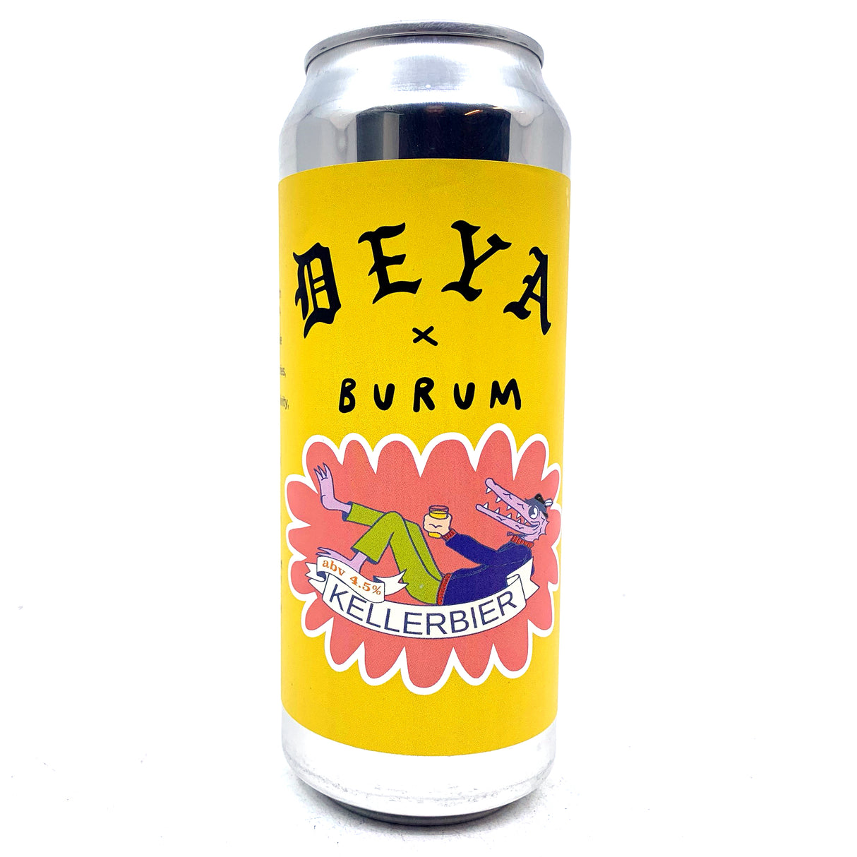 DEYA x Burum Collective Kellerbier 4.5% (500ml can)-Hop Burns & Black