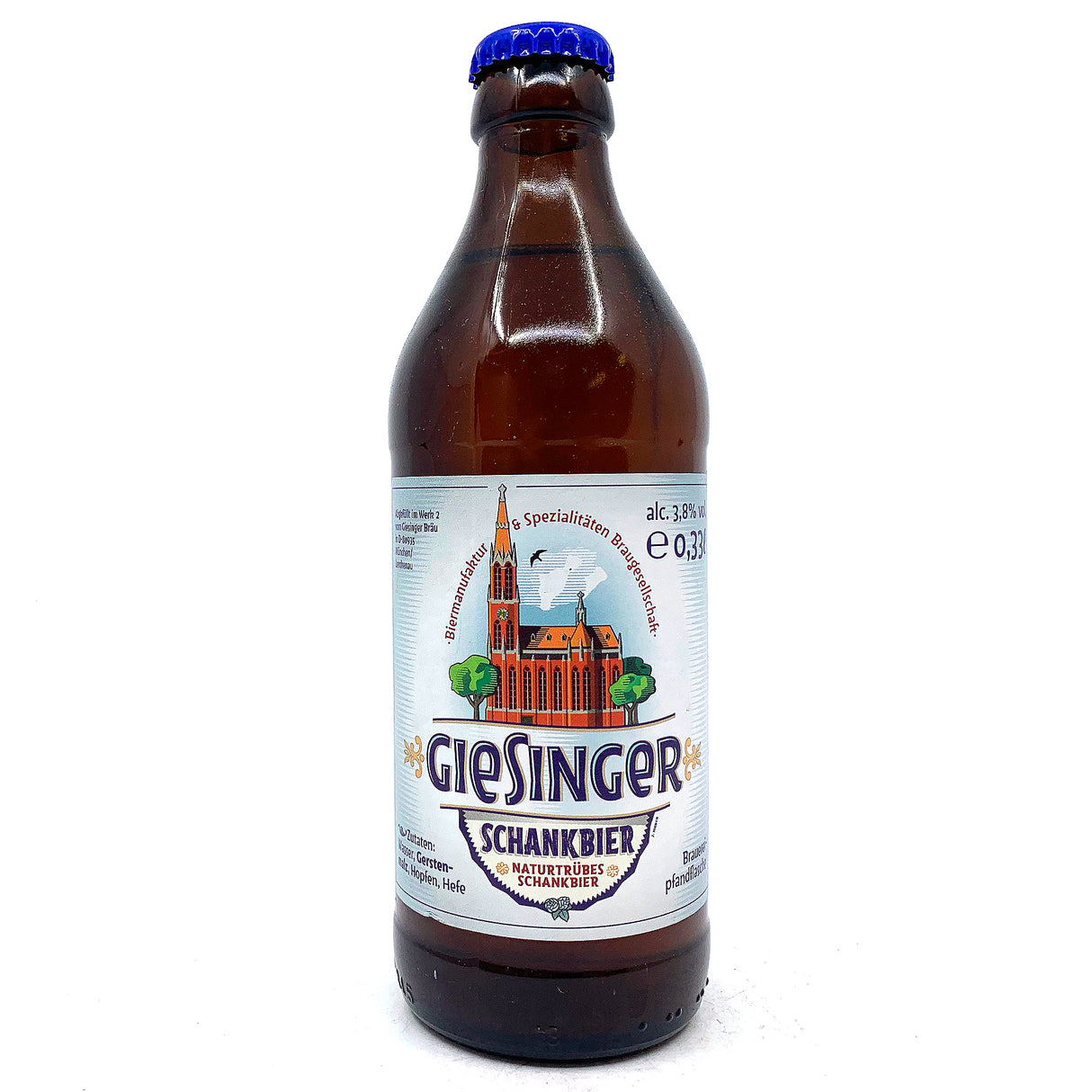 Giesinger Schankbier 3.8% (330ml)-Hop Burns & Black