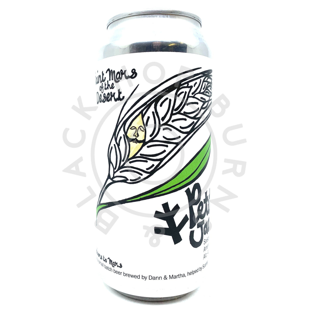 St Mars Of The Desert Petit Jack Table Saison 4.6% (440ml can)-Hop Burns & Black
