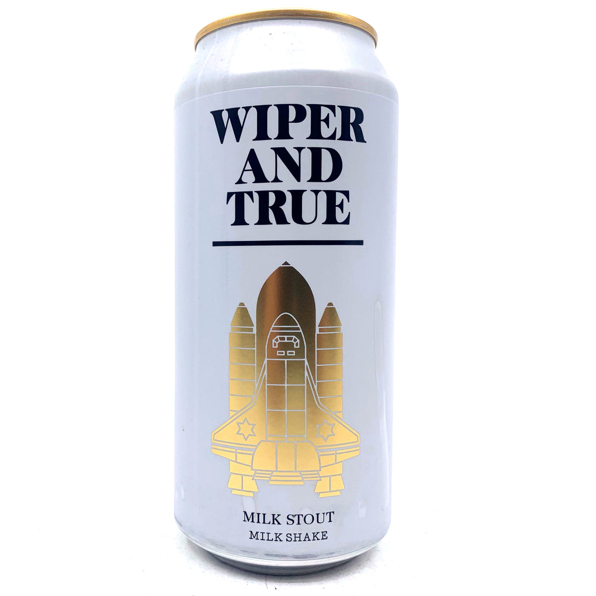 Wiper & True Milk Shake Milk Stout 5.6% (440ml can)-Hop Burns & Black