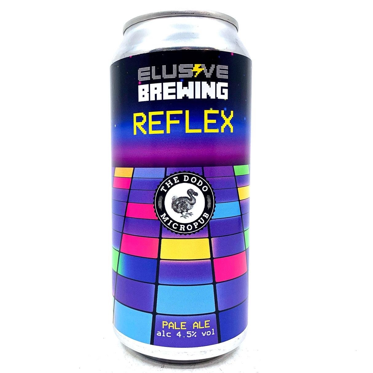 Elusive Brewing Reflex Pale Ale 4% (440ml can)-Hop Burns & Black