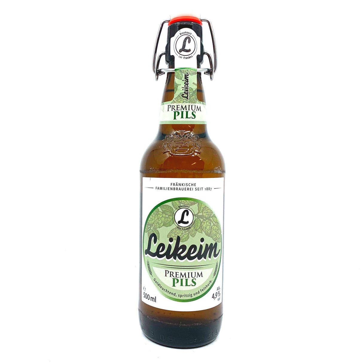 Leikeim Premium Pils 4.9% (500ml)-Hop Burns & Black