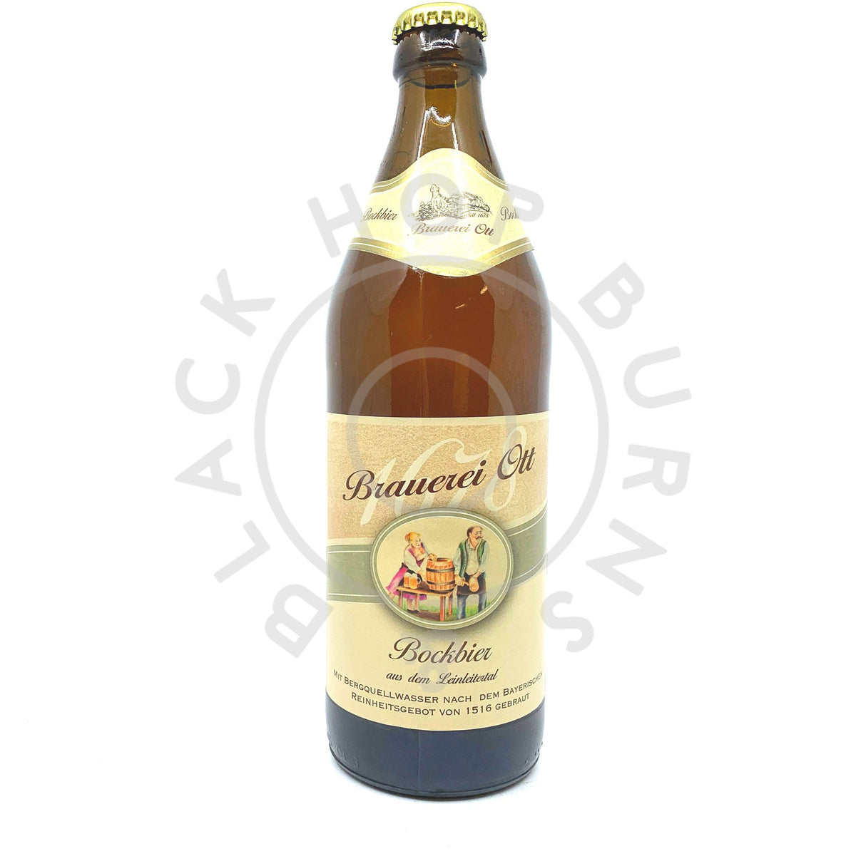 Brauerei Ott Bockbier 6.8% (500ml)-Hop Burns & Black