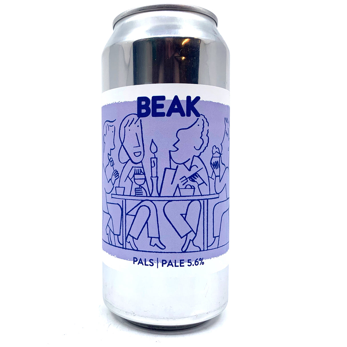 Beak Brewery Pals Pale Ale 5.6% (440ml can)-Hop Burns & Black