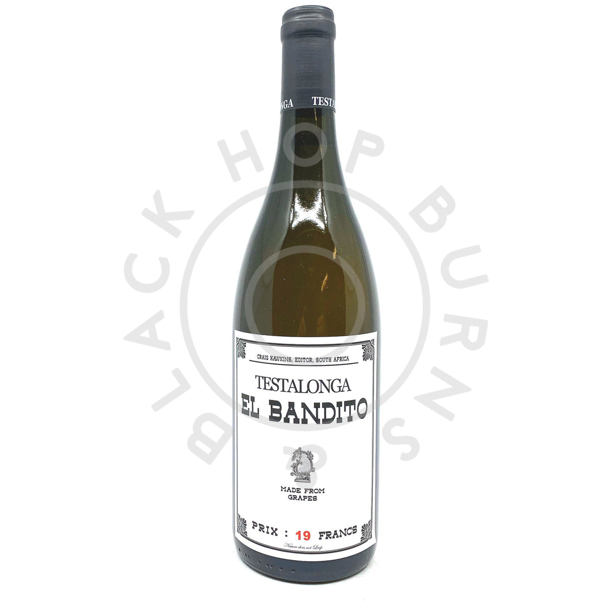 Testalonga El Bandito Skin Contact Chenin Blanc 2019 12% (750ml)-Hop Burns & Black
