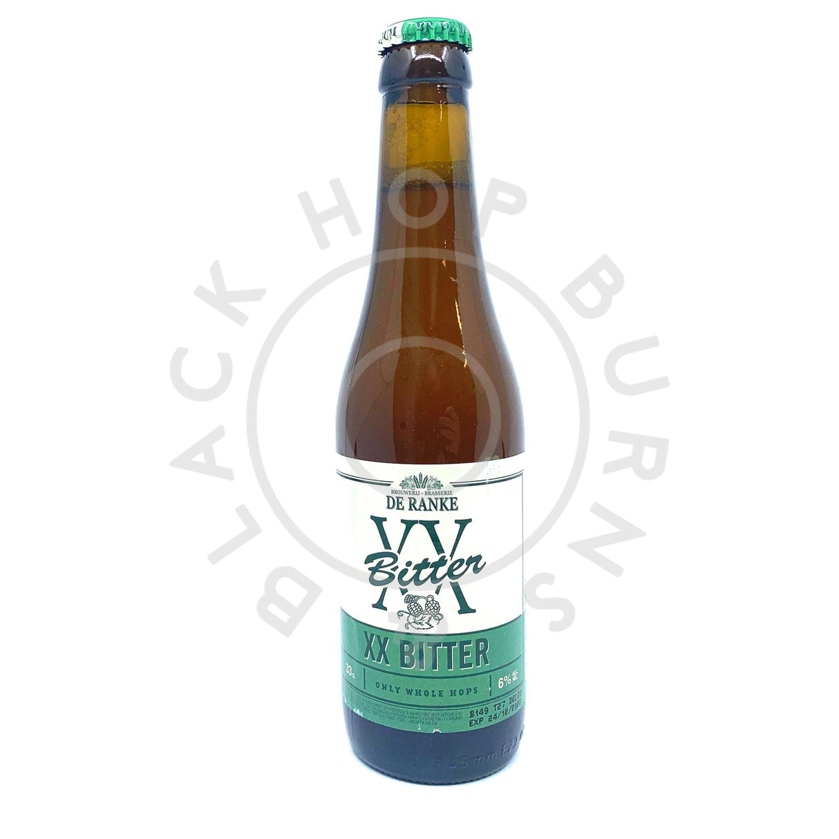 De Ranke XX Bitter 6% (330ml)-Hop Burns & Black