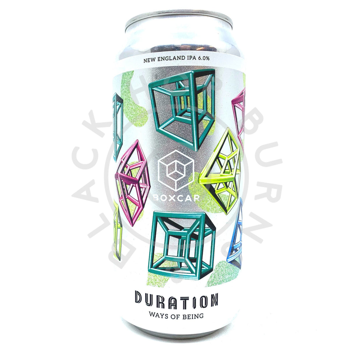 Duration x Boxcar Ways of Being IPA 6% (440ml can)-Hop Burns & Black