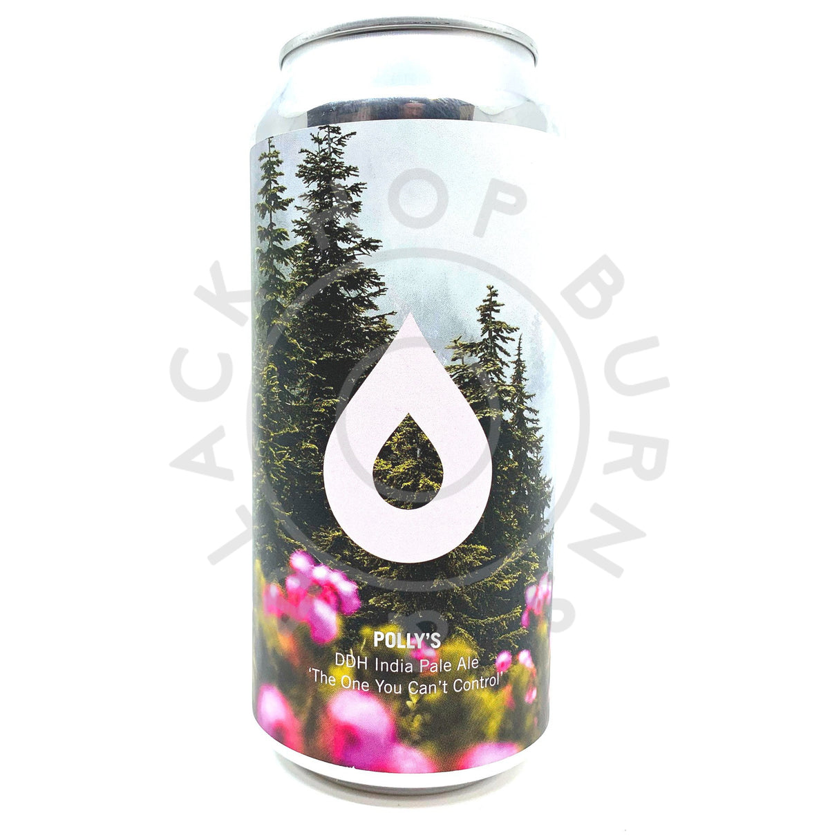 Polly's Brew Co The One You Can't Control DDH IPA 7.2% (440ml can)-Hop Burns & Black