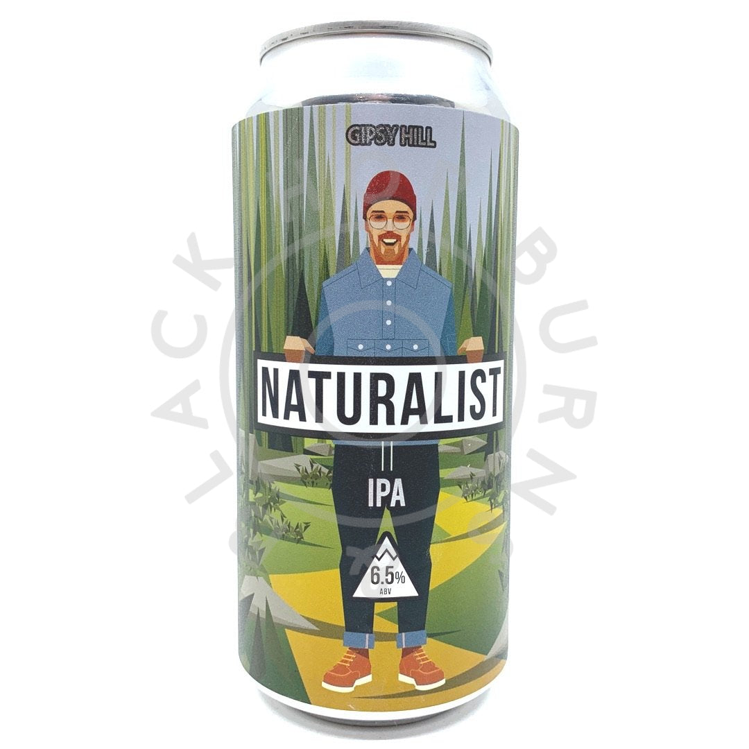Gipsy Hill Naturalist IPA 6.5% (440ml can)-Hop Burns & Black
