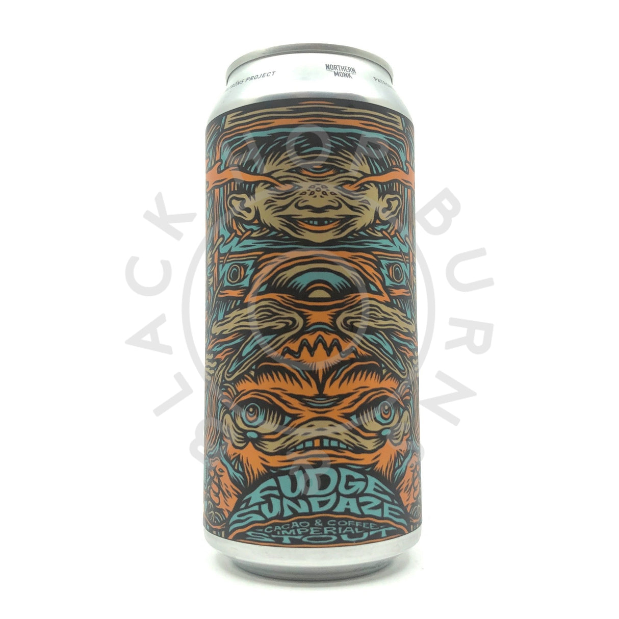Northern Monk x Dancing Gnome Cacao & Coffee Fudge Sundae Imperial Stout Patrons Project 24.02 12% (440ml can)-Hop Burns & Black