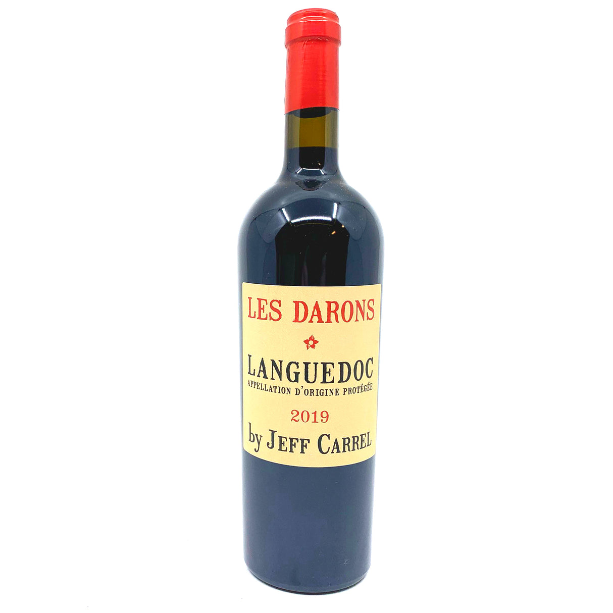 Jeff Carrel Les Darons Rouge 2019 14.5% (750ml)-Hop Burns & Black