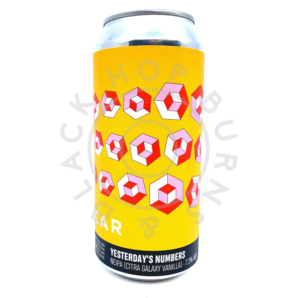 Howling Hops x Boxcar Yesterday's Numbers New England IPA 7.3% (440ml can)-Hop Burns & Black