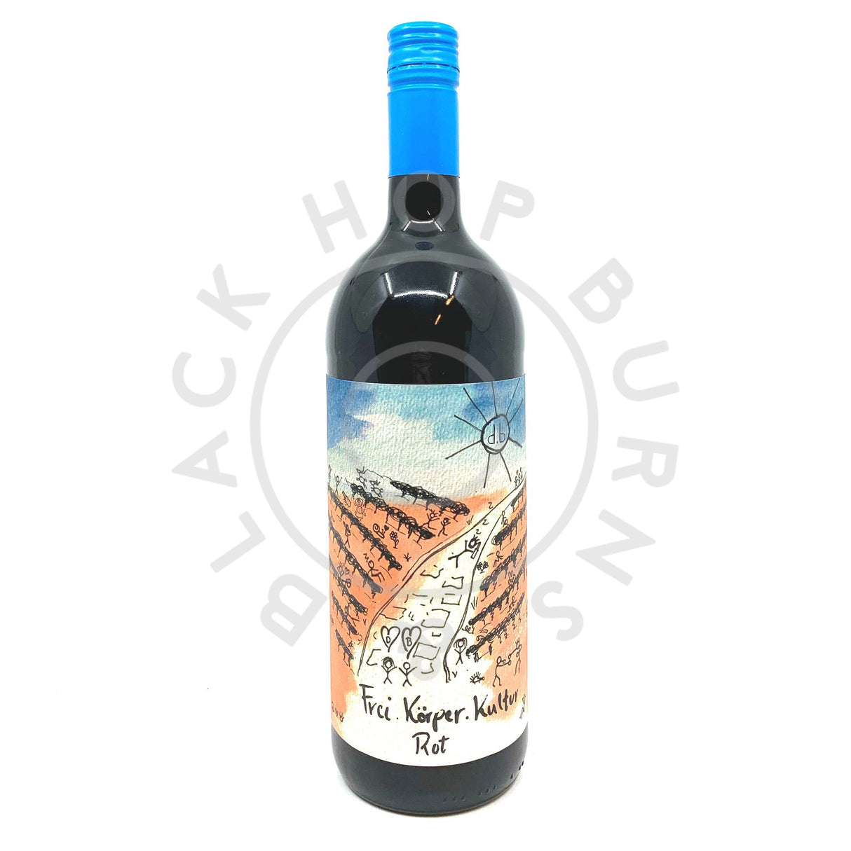 Bianka & Daniel Schmitt Frei.Körper.Kultur Rot 2018 13% (1 litre)-Hop Burns & Black