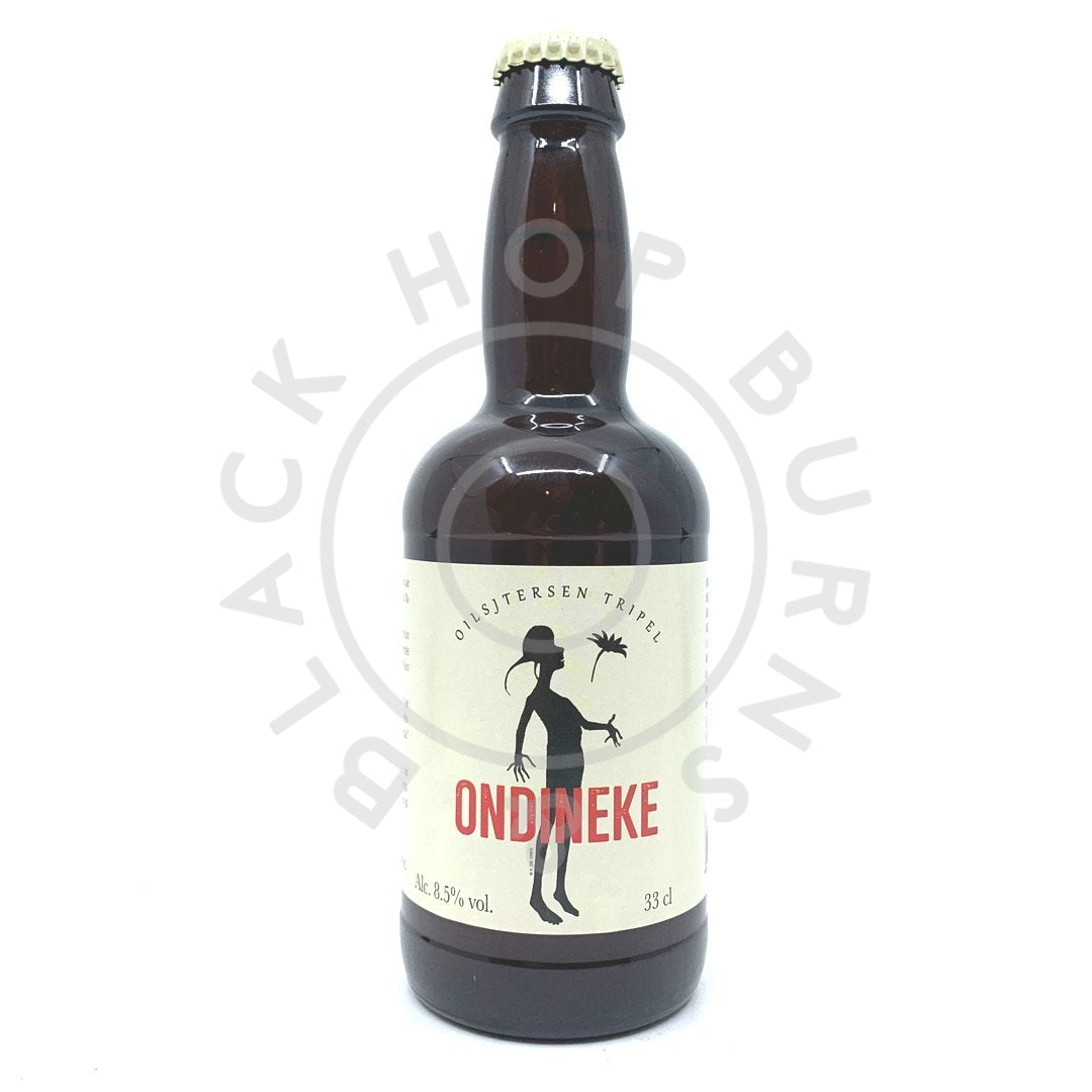 Brouwerij De Glazen Toren Ondineke Oilsjtersen Tripel 8.5% (330ml)-Hop Burns & Black