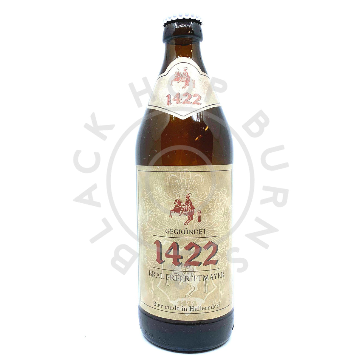 Rittmayer Hallendorfer 1422 Kellerbier 5% (500ml)-Hop Burns & Black