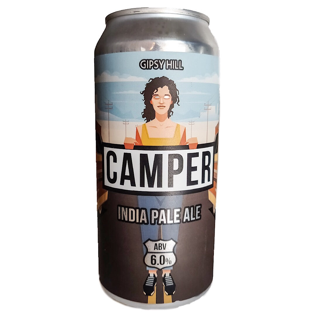 Gipsy Hill Camper NEIPA 6% (440ml can)-Hop Burns & Black