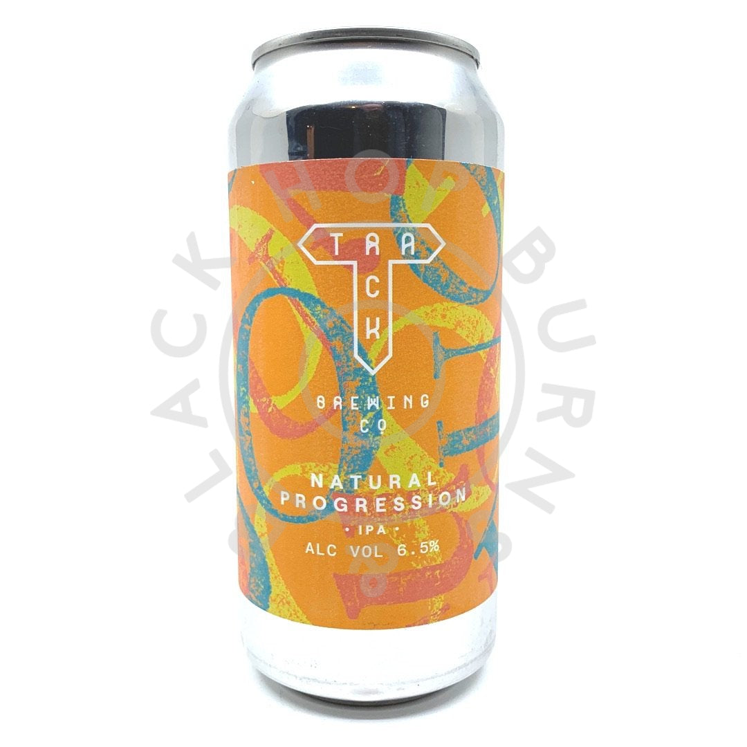 Track Natural Progression IPA 6.5% (440ml can)-Hop Burns & Black