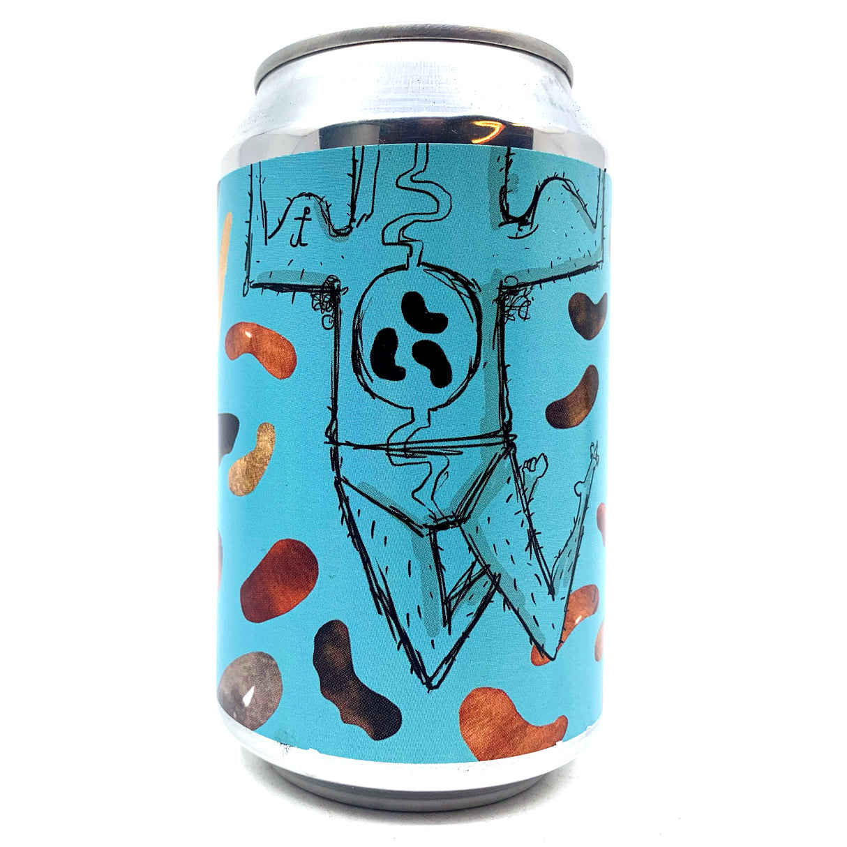 Lervig 3 Bean Stout 12% (330ml can)-Hop Burns & Black