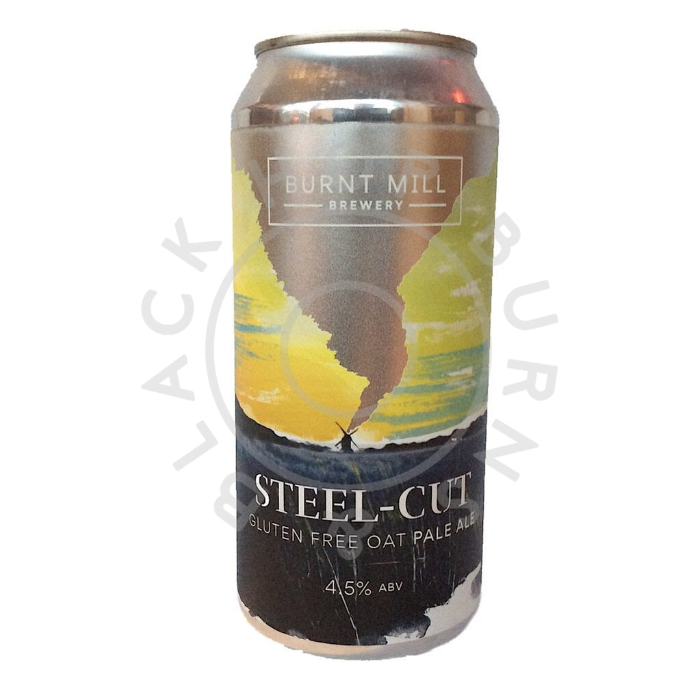 Burnt Mill Steel Cut Gluten Free Oat Pale Ale 4.2% (440ml can)-Hop Burns & Black