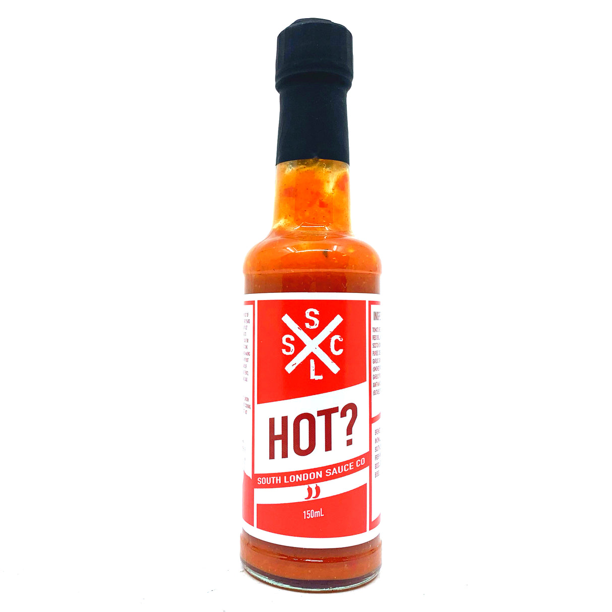 South London Sauce Company Hot? Hot Sauce (150ml)-Hop Burns & Black