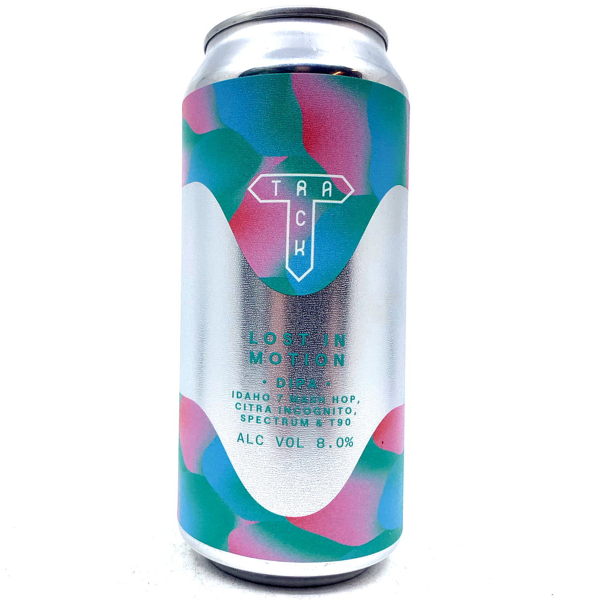 Track Lost In Motion Double IPA 8% (440ml can)-Hop Burns & Black