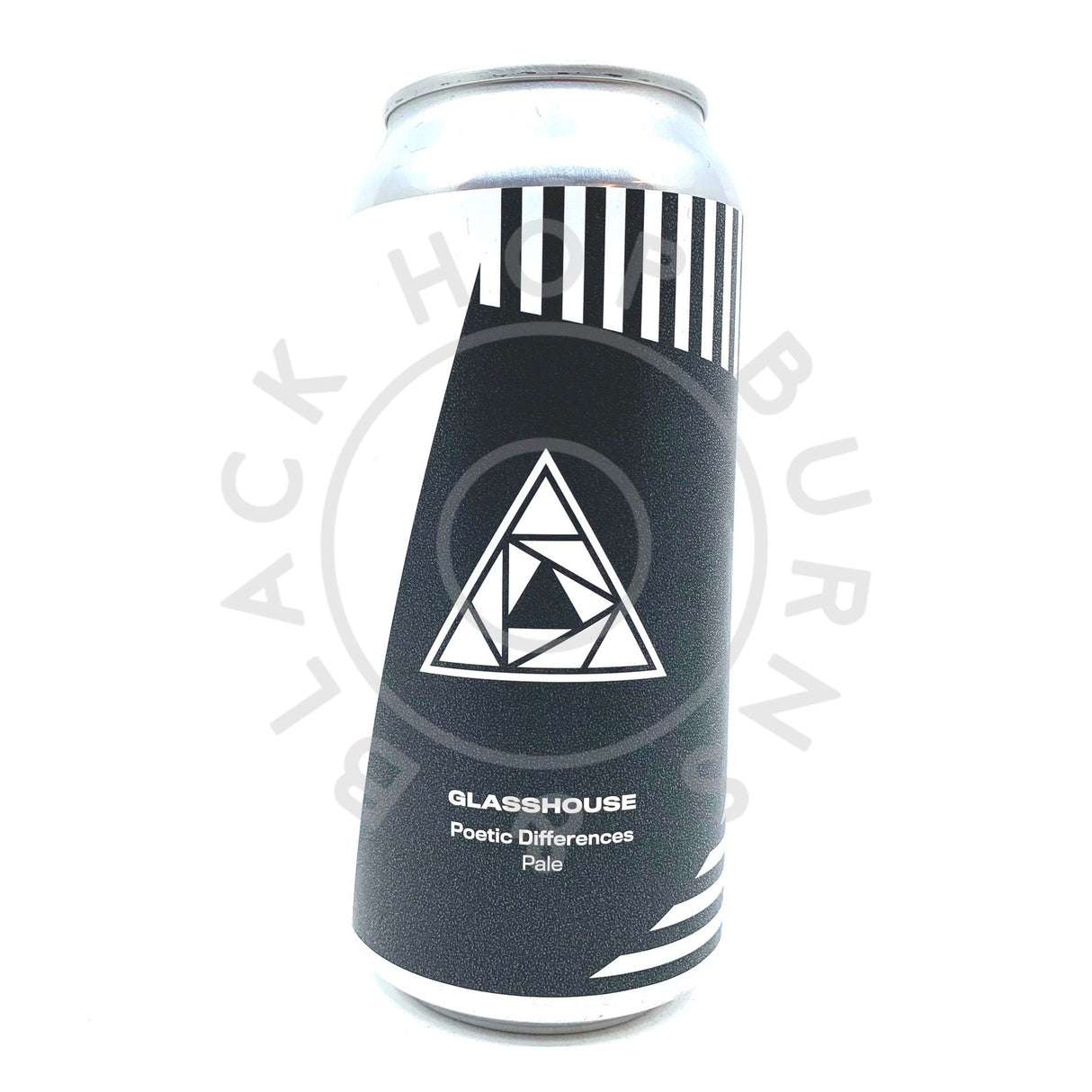 GlassHouse Poetic Differences Pale Ale 5.4% (440ml can)-Hop Burns & Black