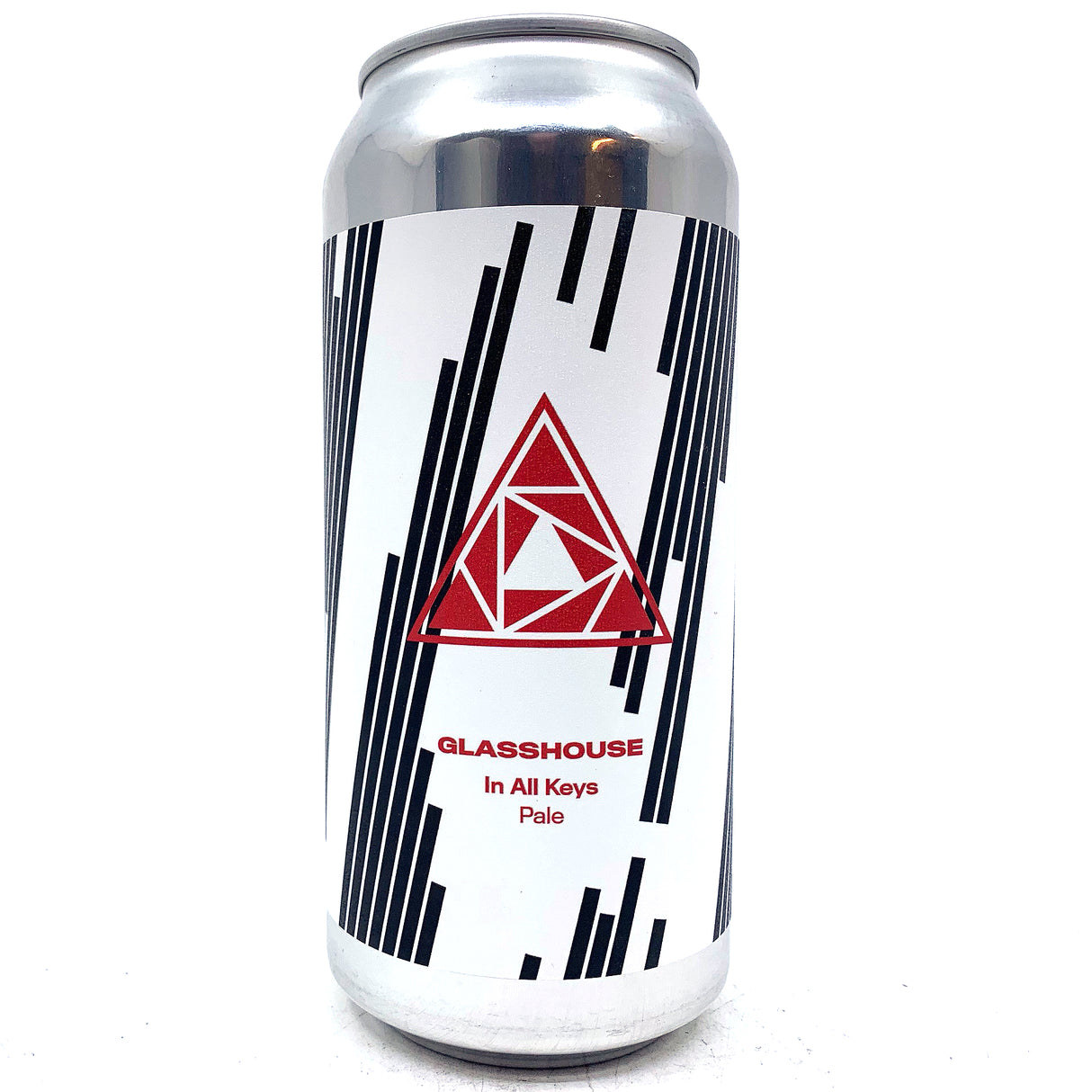 GlassHouse In All Keys Pale Ale 5.4% (440ml can)-Hop Burns & Black