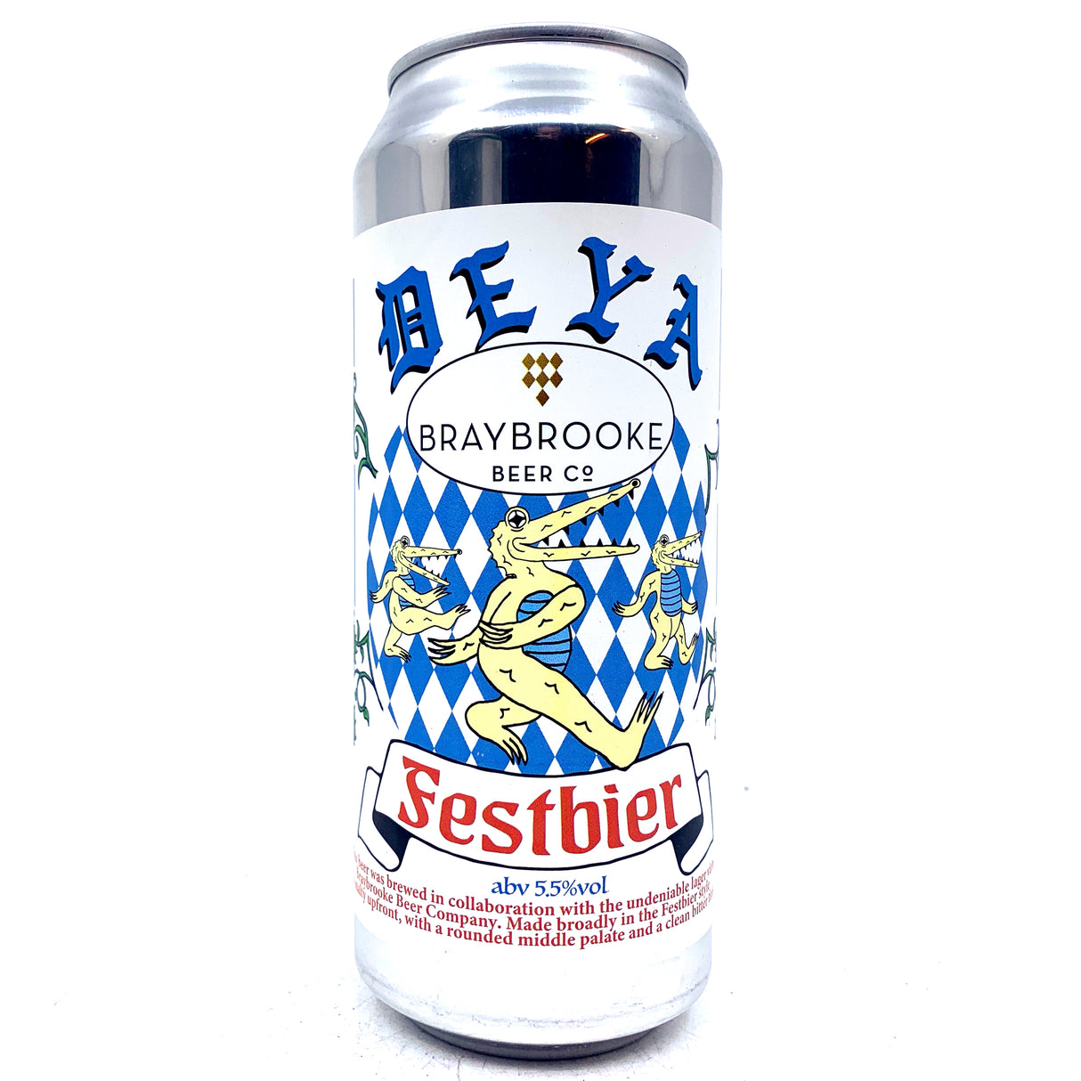 DEYA x Braybrooke Festbier 5.5% (500ml can)-Hop Burns & Black